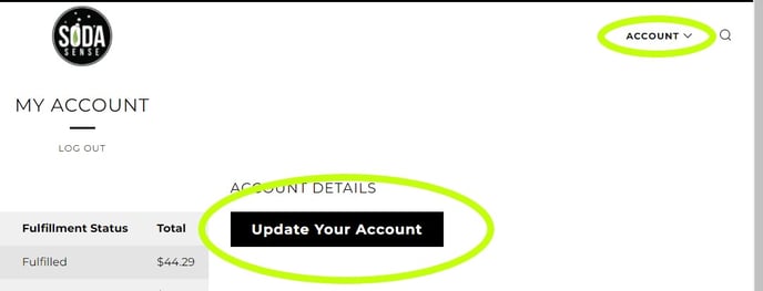 Update Your Account