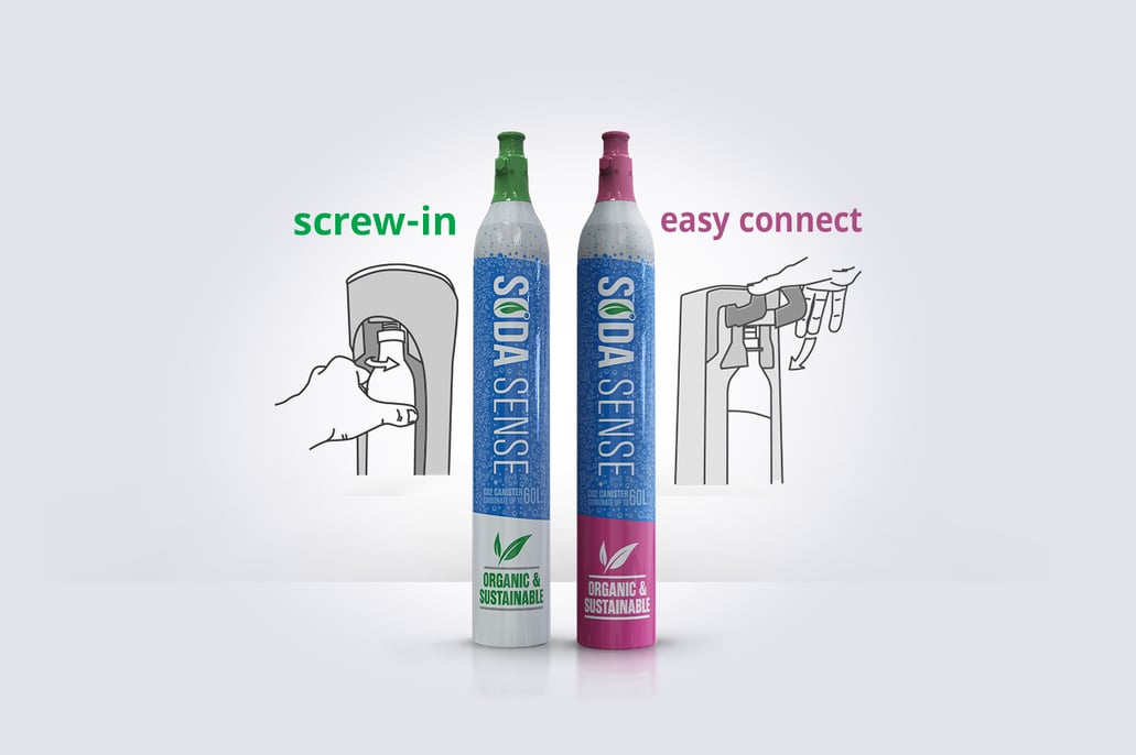 Can I send my SodaStream cylinder for refill with Soda Sense?